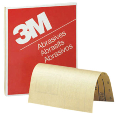 3M Abrasive Production Paper Sheets, Aluminum Oxide Paper, 80 Grit, 1 EA, #7000118229
