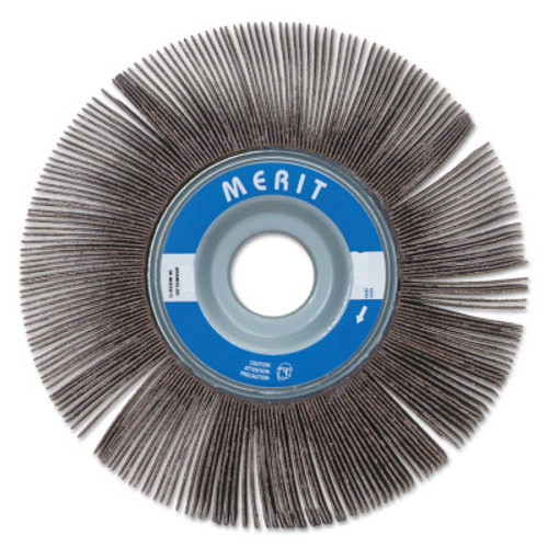 Merit Abrasives High Performance Flap Wheels, 6 in x 1 in, 60 Grit, 6,000 rpm, 5 BX, #8834123011