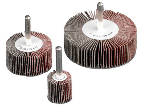 CGW Abrasives Flap Wheels, 1 1/2 in x 1 in, 80 Grit, 25,000 rpm, 10 EA, #39979