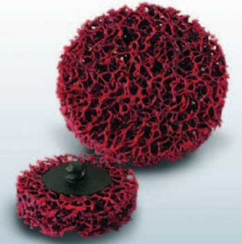 CGW Abrasives EZ Strip Wheels, Non-Woven, Roll On, 3 in, 10,500 rpm, Silicon Carbide, Black, 10 EA, #59063