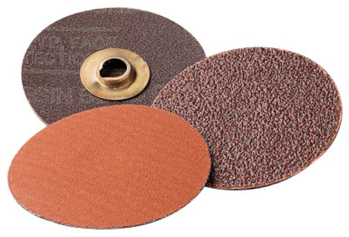 3M Roloc Discs 777F, Ceramic/Regular Alumina Mix, 2 in Dia., 36 Grit, 1 EA, #7000000549