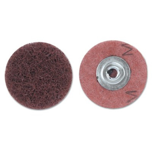 Merit Abrasives PowerLock Buffing Discs, Type II, 2", Medium, 50 BX, #8834166395