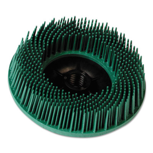 3M Scotch-Brite? Radial Bristle Brush, 6 in D x 1/2 in W, 10,000 rpm, Grit 50, 1 EA, #7100138347