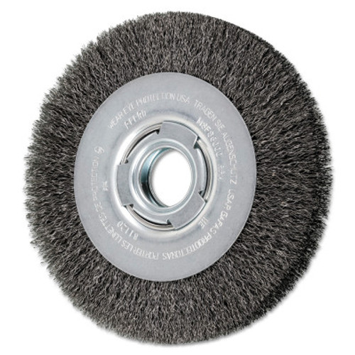 Advance Brush Medium Crimped Wire Wheel Brush, 7 D x 31/32 W, .014 Carbon Steel, 6,000 rpm, 1 EA, #81122