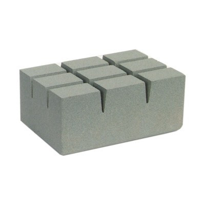 Norton Alundum 57A AO Griddle Bricks, 4 1/2 in x 3 in, 2 in Thick, Medium, 5 BX, #61463687870