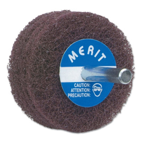 Merit Abrasives Abrasotex Disc Wheels, 2 x 1/2, Medium, 1 EA, #8834131551