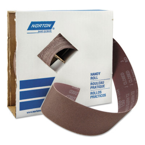 Norton Coated Handy Rolls, 2 in x 50 yd, 240 Grit, 1 ROL, #66261126293