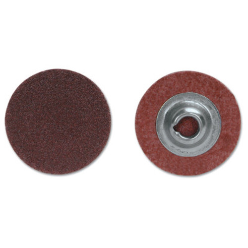 Merit Abrasives ALO Plus PowerLock Cloth Discs-Type II, Aluminum Oxide, 3 in Dia., 60 Grit, 1 EA, #8834166914