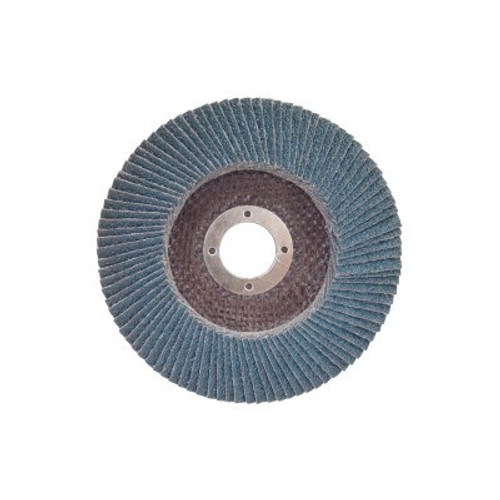 Norton Flap Discs R822, 4 1/2 in, 40 Grit, 7/8 in Arbor, 13,000 rpm, 5 EA, #63642503531
