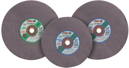 CGW Abrasives Cut-Off Wheel, Gas Saws, 14 in Dia, 5/32 in Thick, 24 Grit, Silcn Carbd/Alum Oxd, 10 EA, #36161