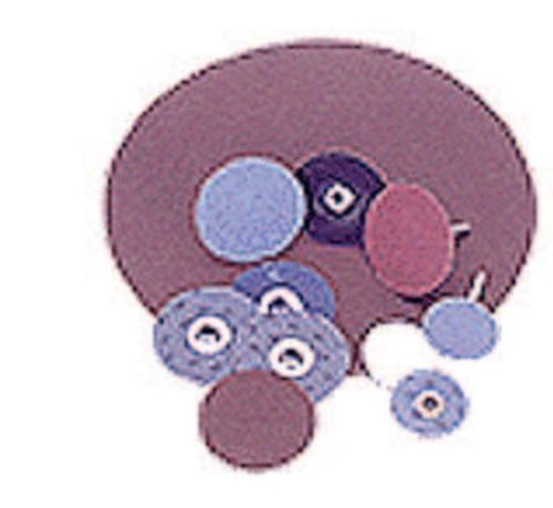 Norton Metalite Small Coated-Cloth PSA Discs, Aluminum Oxide, 6 in Dia., 80 Grit, 50 EA, #66261136595