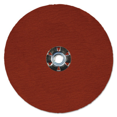 Weiler Tiger Ceramic Resin Fiber Discs, 7 in Dia, 5/8 Arbor, 60 Grit, Ceramic, 25 BX, #69897