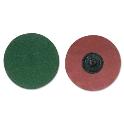 Merit Abrasives ZIRC Plus R801 PowerLock Cloth Discs-Type I, 2 in Dia., 36 Grit, 100/BX #8834167023