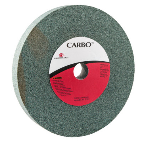 Carborundum Bench and Pedestal Wheels, Type 1, 10 in Dia., 1 in Thick, 60 Grit, I Grade, 1 EA, #5539509913
