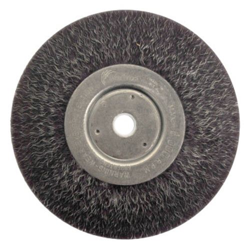 Weiler Polyflex Narrow Face Crimped Wire Wheel, 4 in D, .0095 Wire, 2 CTN, #35084