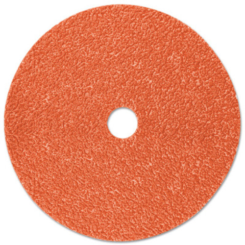 3M Cubitron II Fibre Discs 987C, Shaped Ceramic Grain, 4 1/2 in Dia., 36 Grit, 100 CA, #7000119175