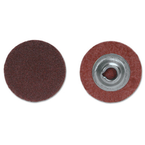 Merit Abrasives ALO Plus PowerLock Cloth Discs-Type II, 1 in x 3 in, 80 Grit, Aluminum Oxide, 100 EA, #8834166900