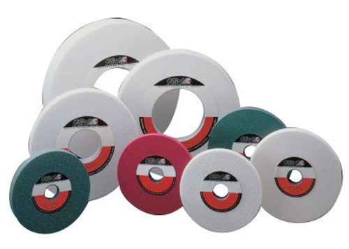 CGW Abrasives White Aluminum Oxide Surface Grinding Wheels, T5, 14 X 2, 5" Arbor, 46, I, 1 EA, #34812