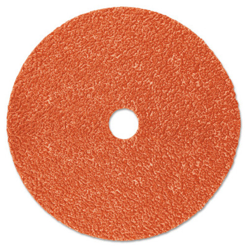 3M 787C Fibre Discs, Ceramic, 5 in Dia, 7/8 in Arbor, 80+ Grit, 100 CA, #7100099251