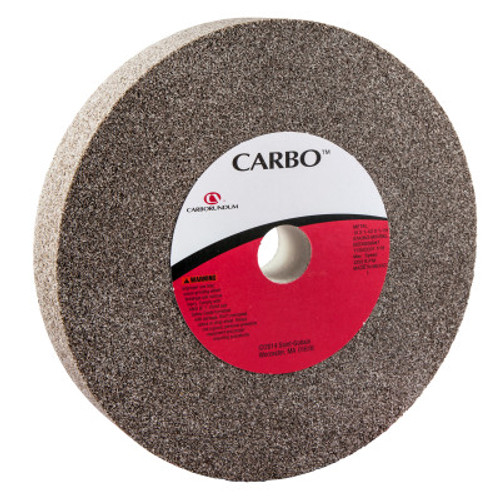 Carborundum Bench and Pedestal Wheels, Type 1, 10 in Dia., 1 in Thick, 36 Grit, M Grade, 1 EA, #5539509953
