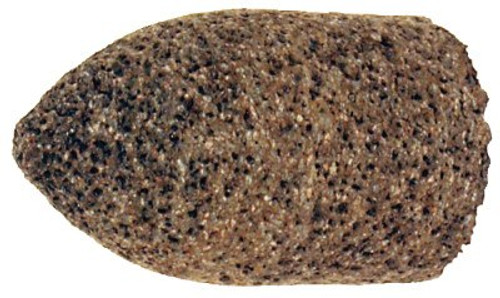 Pferd Cones and Plugs, Type 17, 2 in Dia, 5/8 in Arbor, 16 Grit Aluminum Oxide, 1 EA, #61859