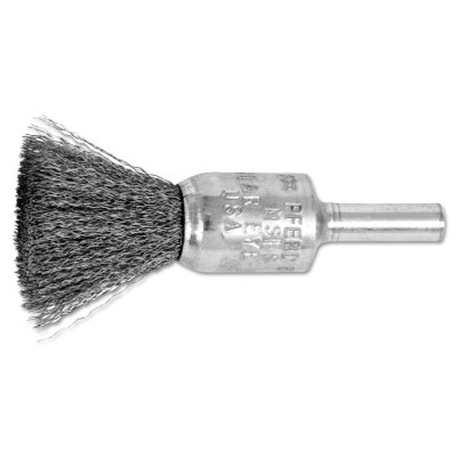Advance Brush Standard Duty Crimped End Brushes, Carbon Steel, 22,000 rpm, 1/2" x 0.006", 10 EA, #82962