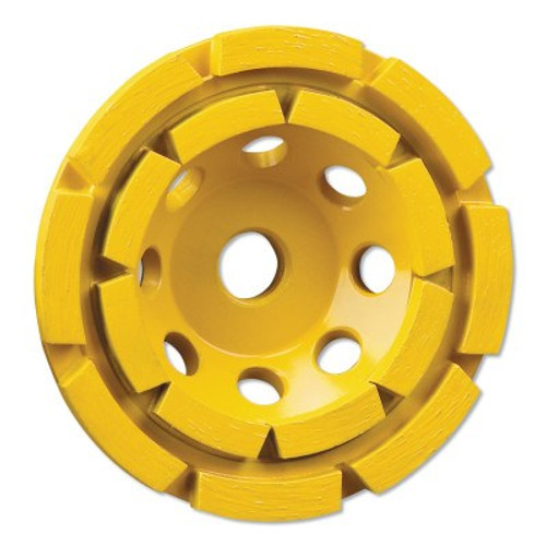 DeWalt Double Row Surface Grinding Wheels, 4 1/2 in Dia., 1 in Thick, Medium Grade, 3 CA, #DW4774 DeWalt Double Row Surface Grinding Wheels, 4 1/2 in Dia., 1 in Thick, Medium Grade, 3 CA, #DW4774