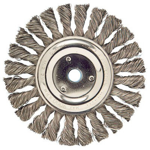 Weiler Cable Twist Knot Wire Wheel, 4 in Diameter, 5 CTN, #13272
