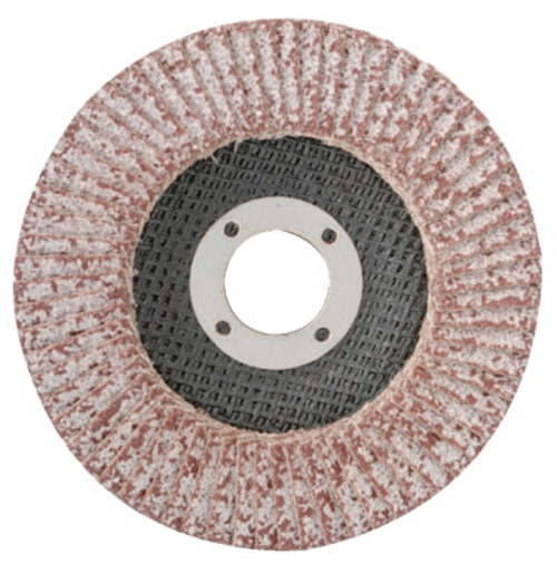 CGW Abrasives Flap Discs, Aluminum, Reg Thickness, T29, 4 1/2",60 Grit,5/8-11 Arbor,13,300 rpm, 10 EA, #43114