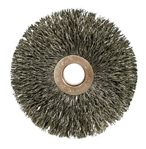 Weiler Copper Center? Small Diameter Wire Wheel, 1 in D, .005" Stainless Steel, 10 CTN, #16471 Weiler Copper Center? Small Diameter Wire Wheel, 1 in D, .005" Stainless Steel, 10 CTN, #16471