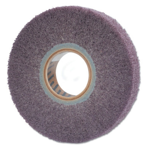 Merit Abrasives Non-Woven Flap Wheels with Mounted Steel Shank, 3 in, 120 Grit, 12,000 rpm, 1 EA, #66261189993