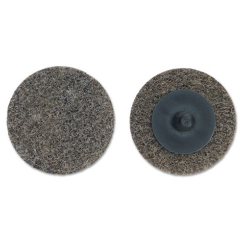 Merit Abrasives Deburring and Finishing Button Mount Wheels Type lll, 3 x 1/4, Coarse, 1 EA, #66261054198