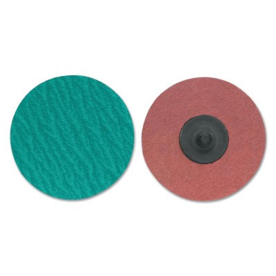 Merit Abrasives ZIRC Plus R801 PowerLock Cloth Discs-Type III, 1 in Dia., 80 Grit, 1 EA, #8834167097