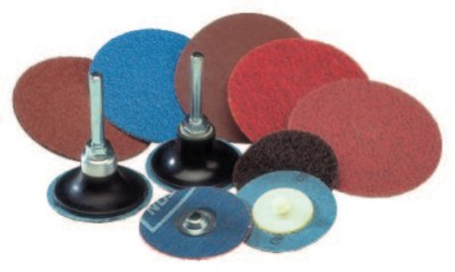 Norton Metalite Speed-Lok TS Coated-Cloth Discs, Aluminum Oxide, 3 in Dia., 60 Grit, 50 EA, #66261138190