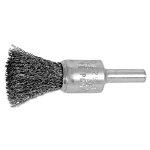 Advance Brush Standard Duty Crimped End Brushes, Carbon Steel, 22,000 rpm, 1/2" x 0.01", 10 BOX, #82964