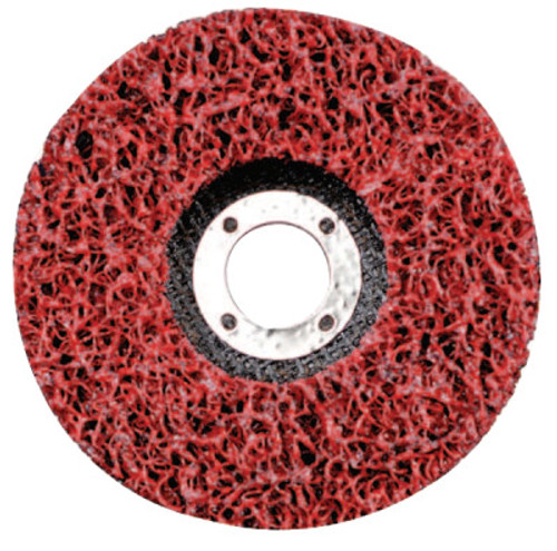 CGW Abrasives EZ Strip Wheels, Non-Woven, 4 1/2 X 5/8, Silicon Carbide, Black, 10 EA, #59201