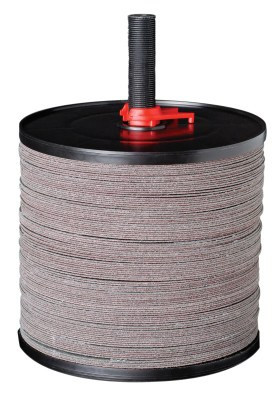 CGW Abrasives Resin Fibre Discs w/Spindle, Zirconia Aluminum, 4 1/2 in Dia., 24 Grit, 50 PK, #48528