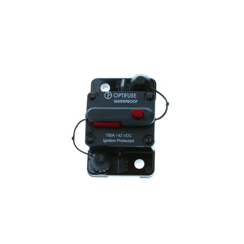 Waterproof Automotive Hi Amp Circuit Breaker  - Manual Reset - Type III, 150 Amp (2/Pkg.)