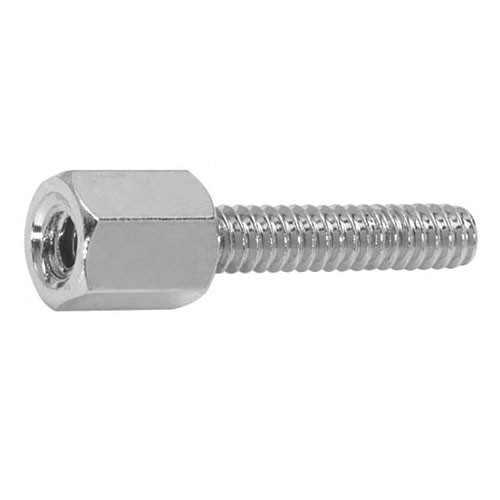 Hex Jack Screw (AF) Male/Female, 4-40 x 3/16", Steel, Zinc Plated (1,000/Bulk Pkg.) Hex Jack Screw (AF) Male/Female, 4-40 x 3/16", Steel, Zinc Plated (1,000/Bulk Pkg.)