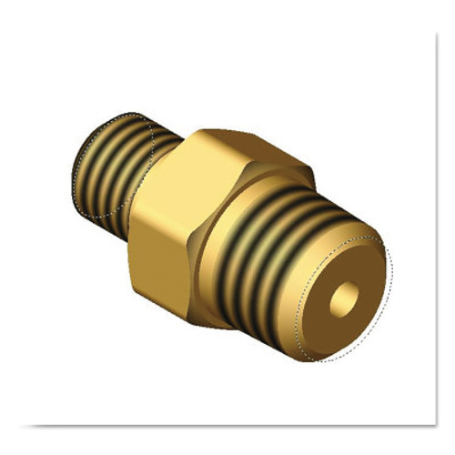 Western Enterprises Regulator Outlet Bushings, 200 PSIG, Brass, A-Size, 1/4 in (NPT), Oxygen, 1 EA, #134