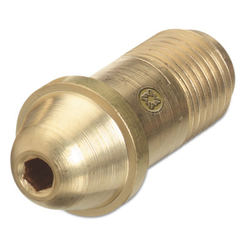 Western Enterprises Cylinder Adapter Nipples, 3,000 psi, 1/4 in (NPT), Male, CGA-500/510/580/590, 1 EA, #159SF