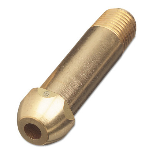 Western Enterprises Regulator Inlet Nipples, 1/4", Brass, CGA-580; CGA-510; CGA-500; CGA-590, 25 BOX, #158M1