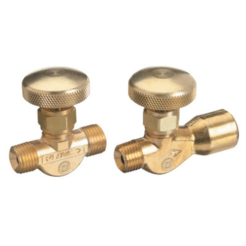 Western Enterprises Non-Corrosive Gas Flow Valves, 200 PSIG, Acetylene/Fuel Gas, 9/16" - 18 LH(M), 1 EA, #206