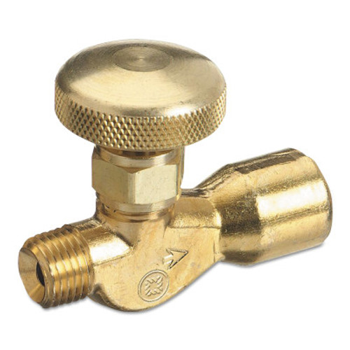 Western Enterprises Non-Corrosive Gas Flow Valves, 200 PSIG, Brass, Inert Gas, 5/8 - 18 RH(F), 1/4", 1 EA, #215AR