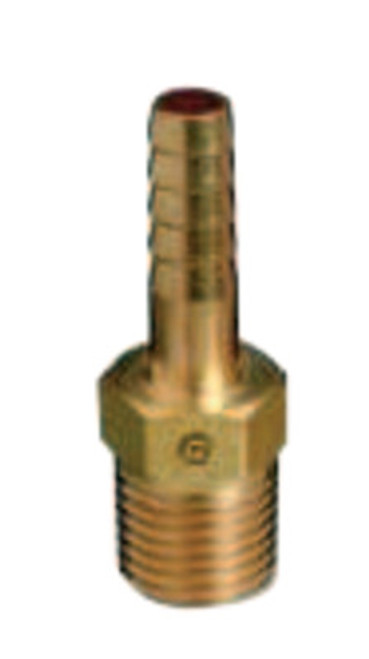 Western Enterprises Brass Hose Adaptors, Female Hose/Barb, Brass, 1/4 in, 1 EA, #555