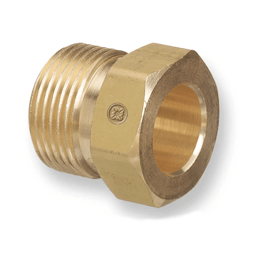 Western Enterprises Regulator Inlet Nuts, Inert Gas, Brass, CGA-680, 1 EA, #6802 Western Enterprises Regulator Inlet Nuts, Inert Gas, Brass, CGA-680, 1 EA, #6802