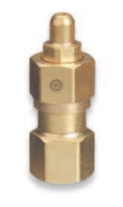 Western Enterprises Brass Cylinder Adaptors, From CGA-346 Air To CGA-580 Nitrogen, 1 EA, #828