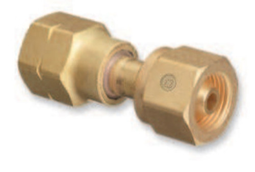 Western Enterprises Brass Cylinder Adaptors, From CGA-346 Air To CGA-590 Industrial Air, 1 EA, #843