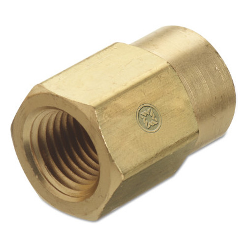 Western Enterprises Pipe Thread Reducer Couplings, Connector, Brass, 1/2 in (NPT); 3/4 in (NPT), 1 EA, #BF128HP