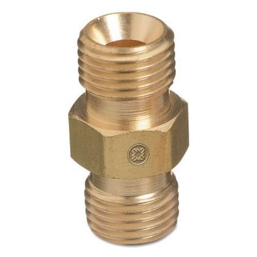 Western Enterprises Hose Couplers, 200 psi, Brass, D-Size, Oxygen, 1 EA, #D30